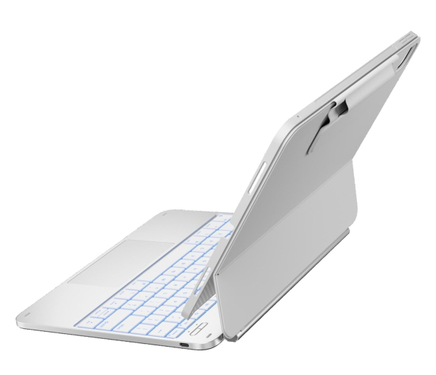 TYPECASE Etui Edge + z klawiaturą do iPad Pro 13" 2024/2025 srebrny - 1485361 - zdjęcie 8
